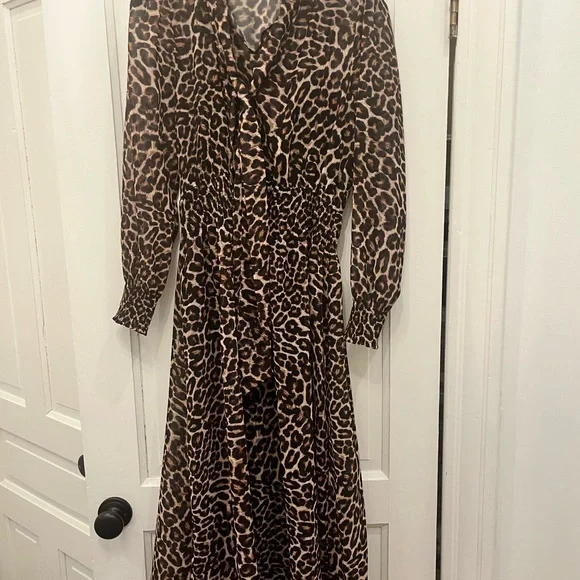 fitted lace wedding dress Wild & Chic Zara Leopard Dress – Susan Carys
